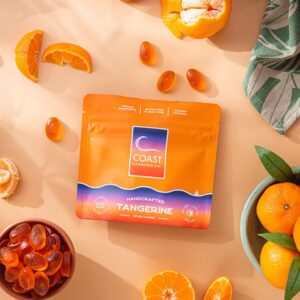 Tangerine 1:1:1 Gummies | 20ct | Coast Cannabis