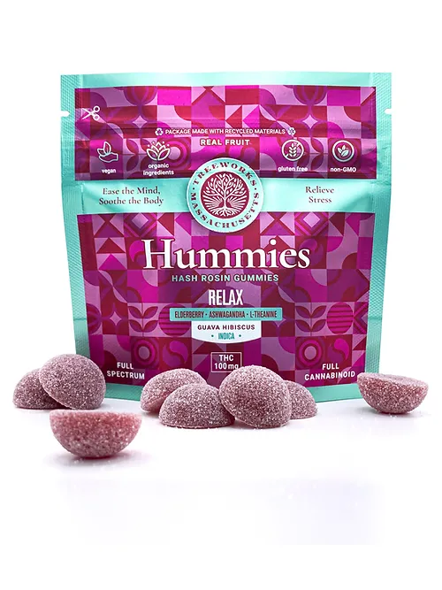 Relax Hash Rosin Gummies | 10ct | Hummies