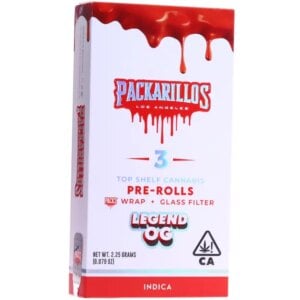 Legend OG Infused Mini Blunts 3pk | 2.25g | PACKARILLOS