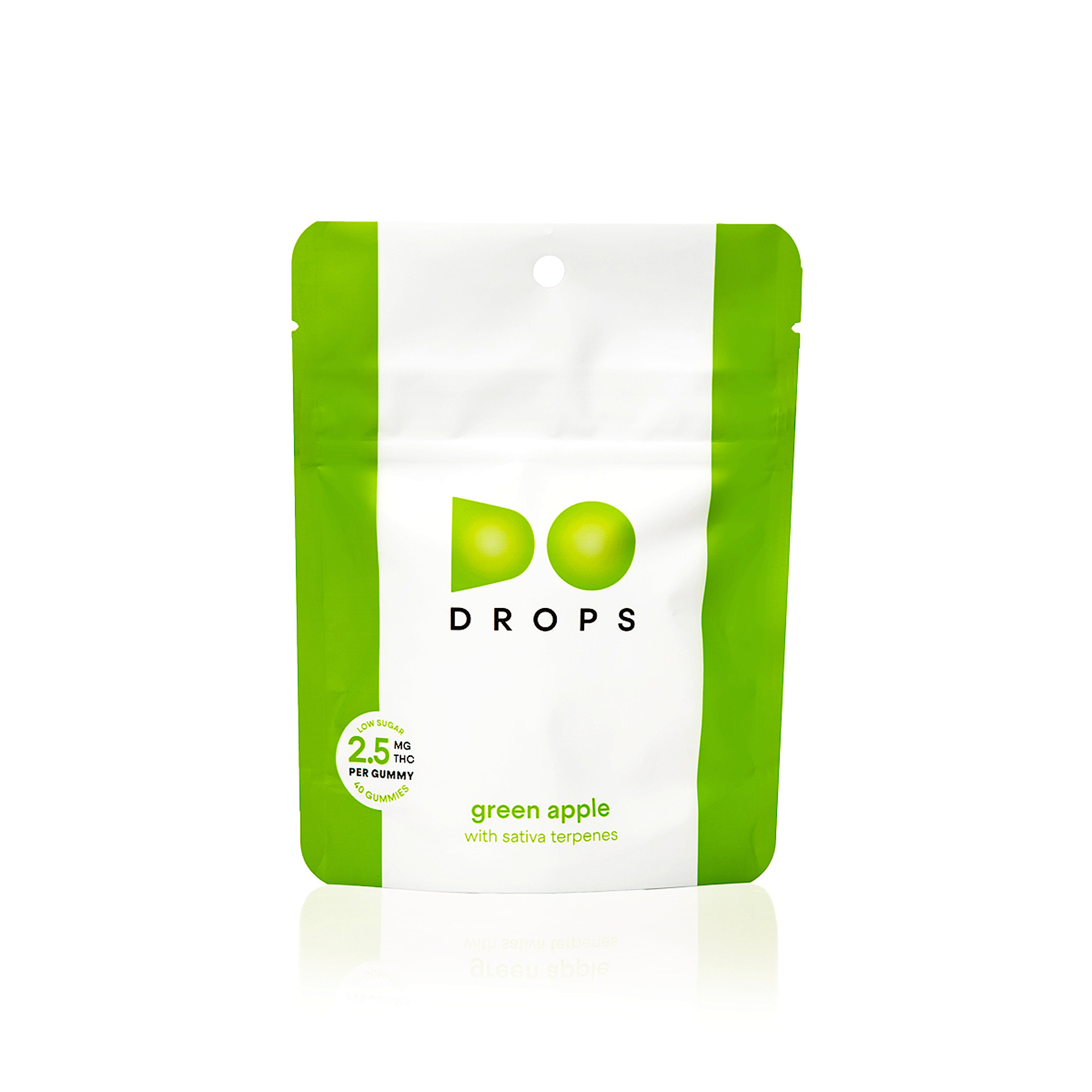 Green Apple Low-Dose Gummies | 40pc | DO Drops