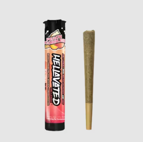 Peach Cobler Infused Preroll | .75g | Hellavated