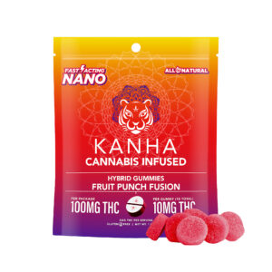 Hybrid Fruit Punch Nano Gummies | 10ct | Kanha