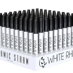 Ceramic Straw  |  White Rhino