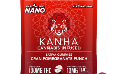 Cranberry-Pomegranate Sativa Nano Gummies | 10ct | Kanha