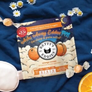 Orange Creme Ache Away PM Eddies Fruit Chews | 10pc | Betty's Eddies