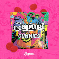 Raspberry Crunch Gummies | 20ct | Sapura
