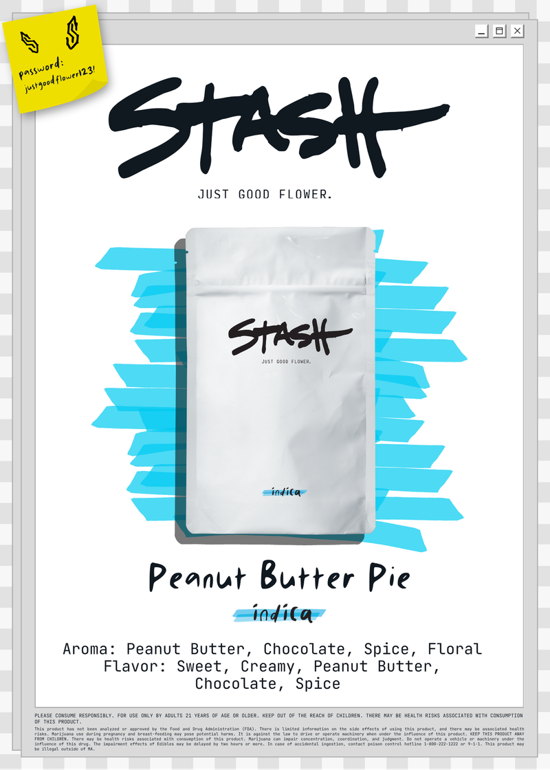 Peanut Butter Pie Flower | 28g | Stash