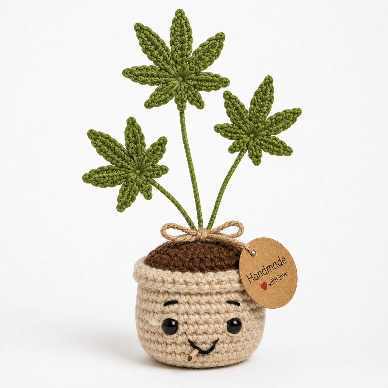 Handmade Limited Edition Pride Crochet Plant