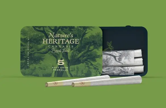 Lemon Cherry Gelato Preroll 5pk | 2.5g | Nature's Heritage