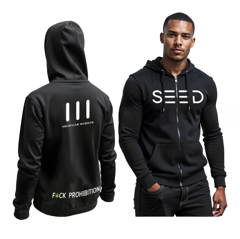 AMERICAN WARDEN | ZIP-UP HOODIE | LG 1 AMERICAN WARDEN | ZIP-UP HOODIE | LG