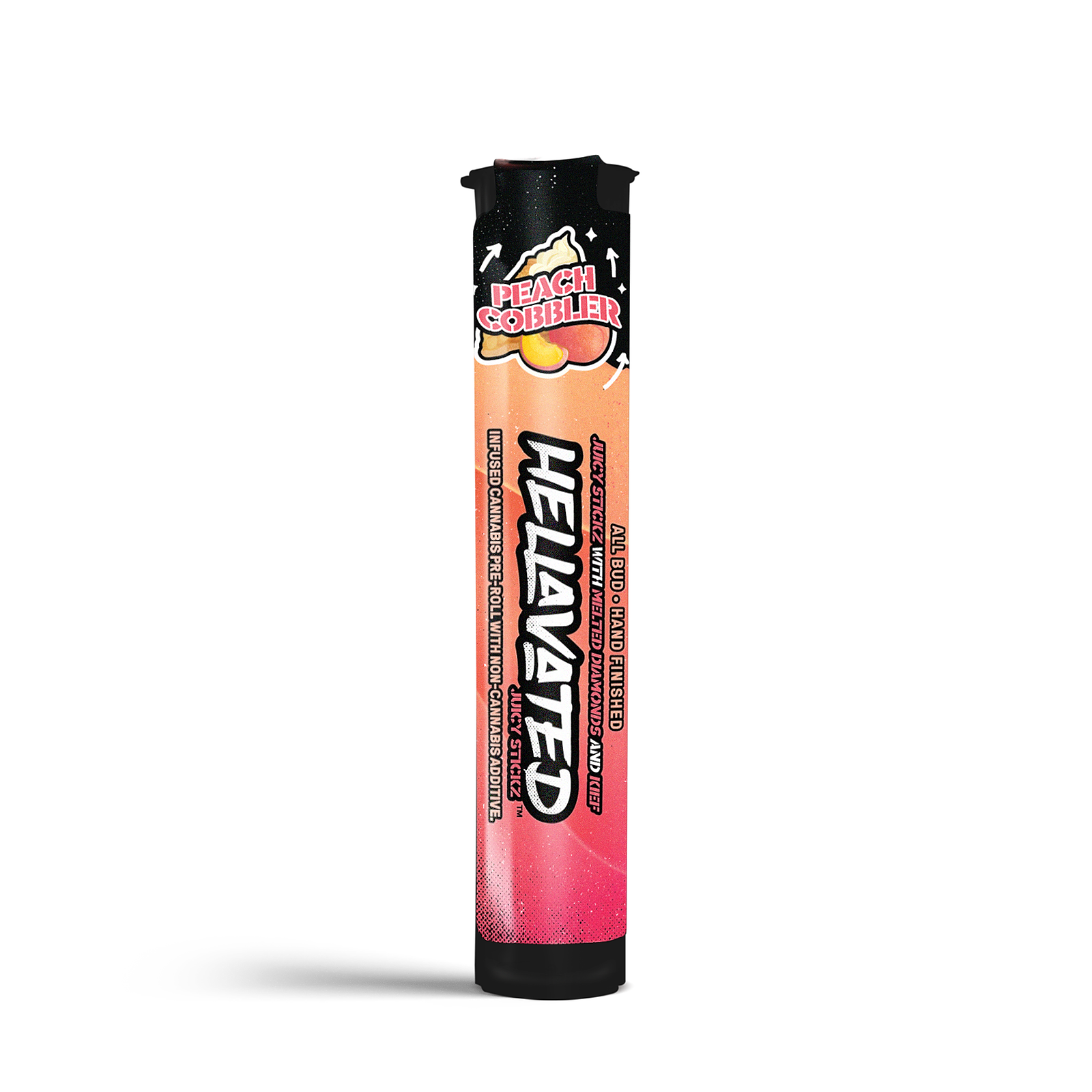 Peach Cobbler Infused Preroll | .75g | Hellavated 1 Peach Cobbler Infused Preroll | .75g | Hellavated