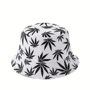 Weed Bucket Hat | White