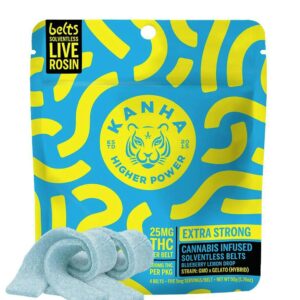 Blueberry Lemon Drop Rosin Belts | 4pk | Kanha