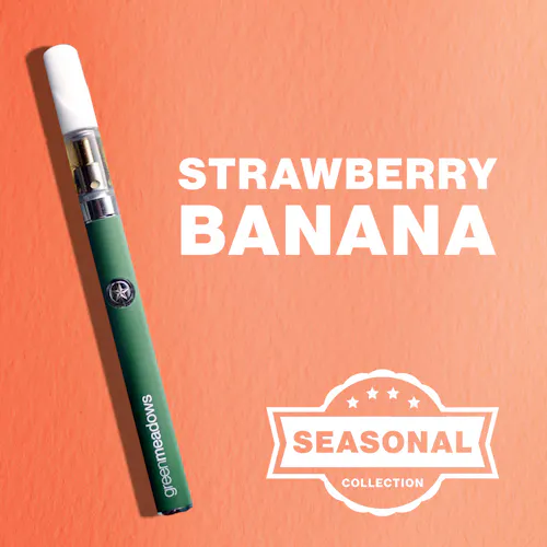 Strawberry Banana Cartridge | .5g | Green Meadows 1 Strawberry Banana Cartridge | .5g | Green Meadows