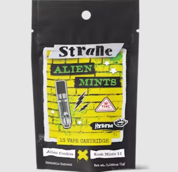 Alien Mints Live Cartridge | 1g | Strane 1 Alien Mints Live Cartridge | 1g | Strane