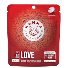2:1:1 Raspberry Rose LOVE Nano Gummies | 10ct | Kanha