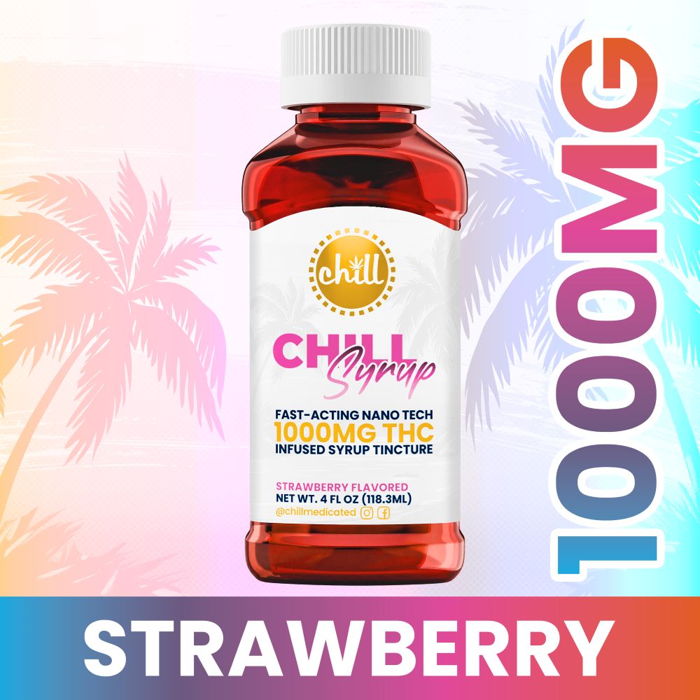 Strawberry Chill Syrup | 1000mg | Chill Medicated 1 Strawberry Chill Syrup | 1000mg | Chill Medicated