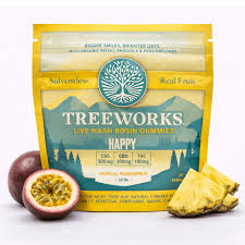 Happy Tropical Passionfruit Hash Rosin Gummies | 10ct | Treeworks