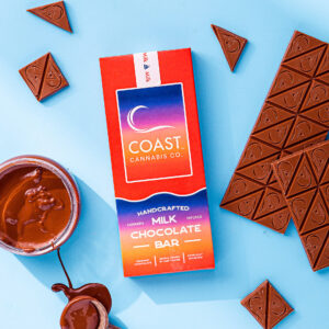 Plain Milk Chocolate Bar | 20ct | Coast Cannabis Co.