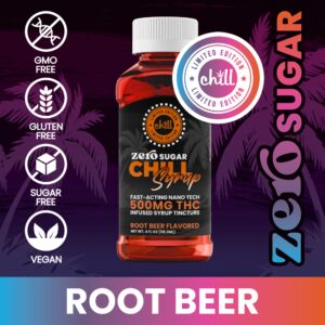 ZERO SUGAR Root Beer Chill Syrup | 500mg | Chill Medicated