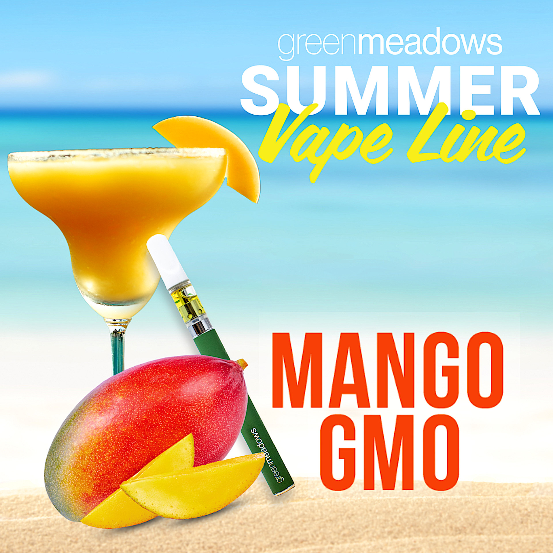 Mango GMO Cartridge | .5g | Green Meadows 1 Mango GMO Cartridge | .5g | Green Meadows