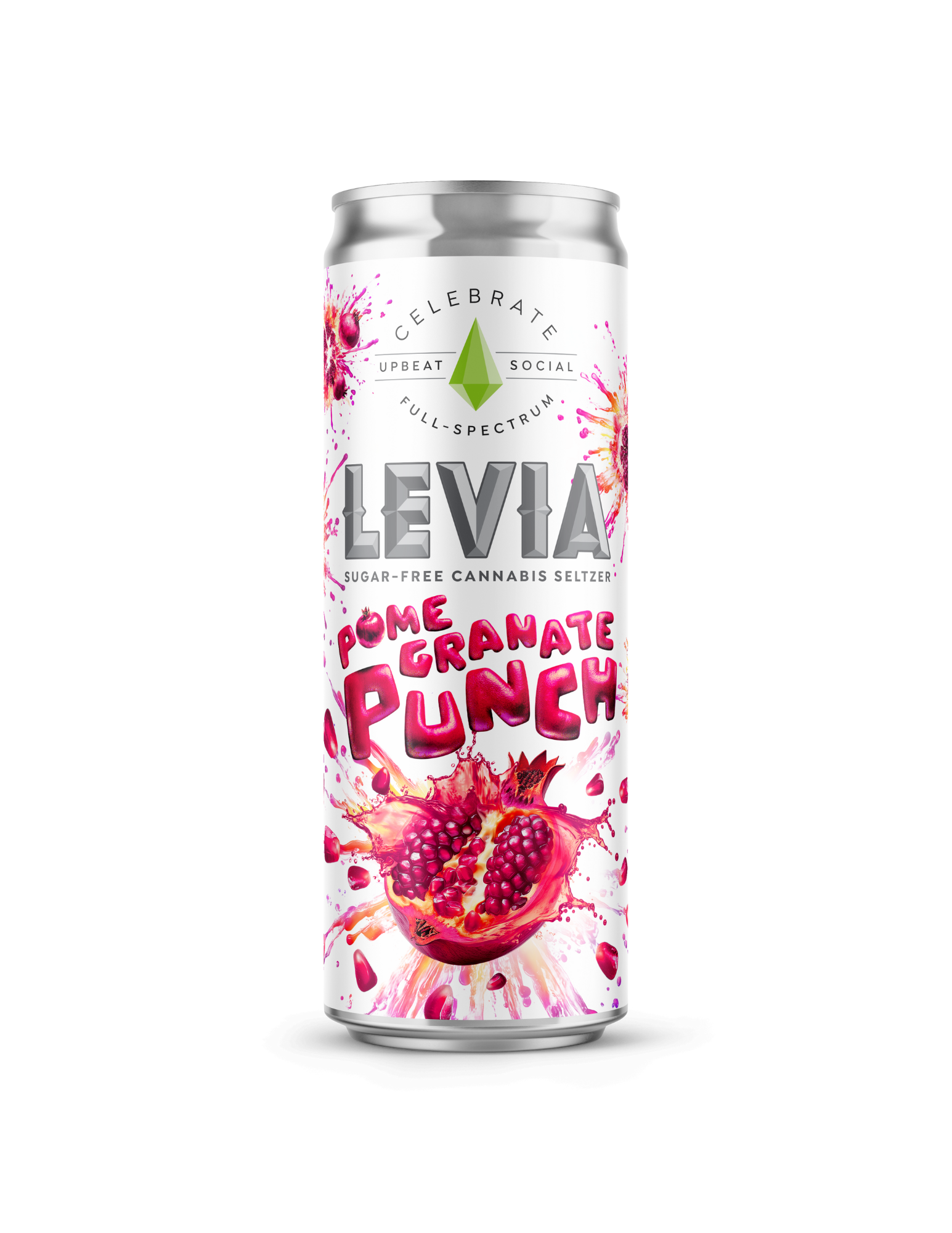 Celebrate Pomegranate Punch Seltzer | 5mg | Levia 1 Celebrate Pomegranate Punch Seltzer | 5mg | Levia