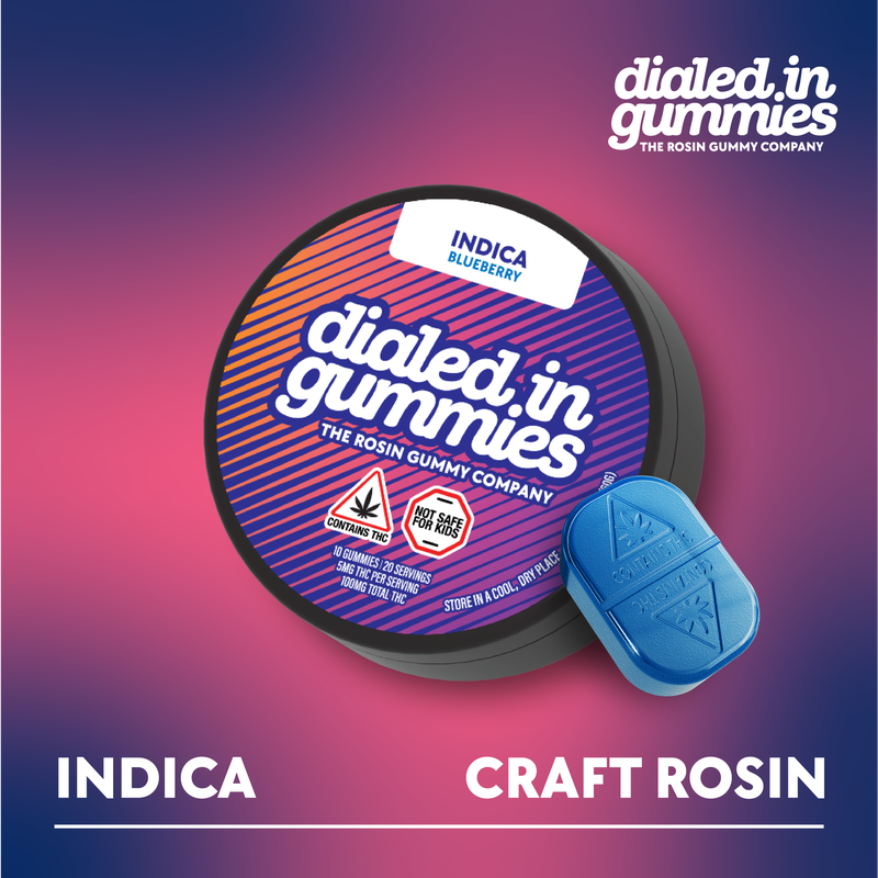Blueberry Gummies | 20ct | Dialed In 1 Blueberry Gummies | 20ct | Dialed In