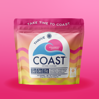 2:1:1 Strawberry Lemonade Gummies | 20ct | Coast Cannabis 1 2:1:1 Strawberry Lemonade Gummies | 20ct | Coast Cannabis