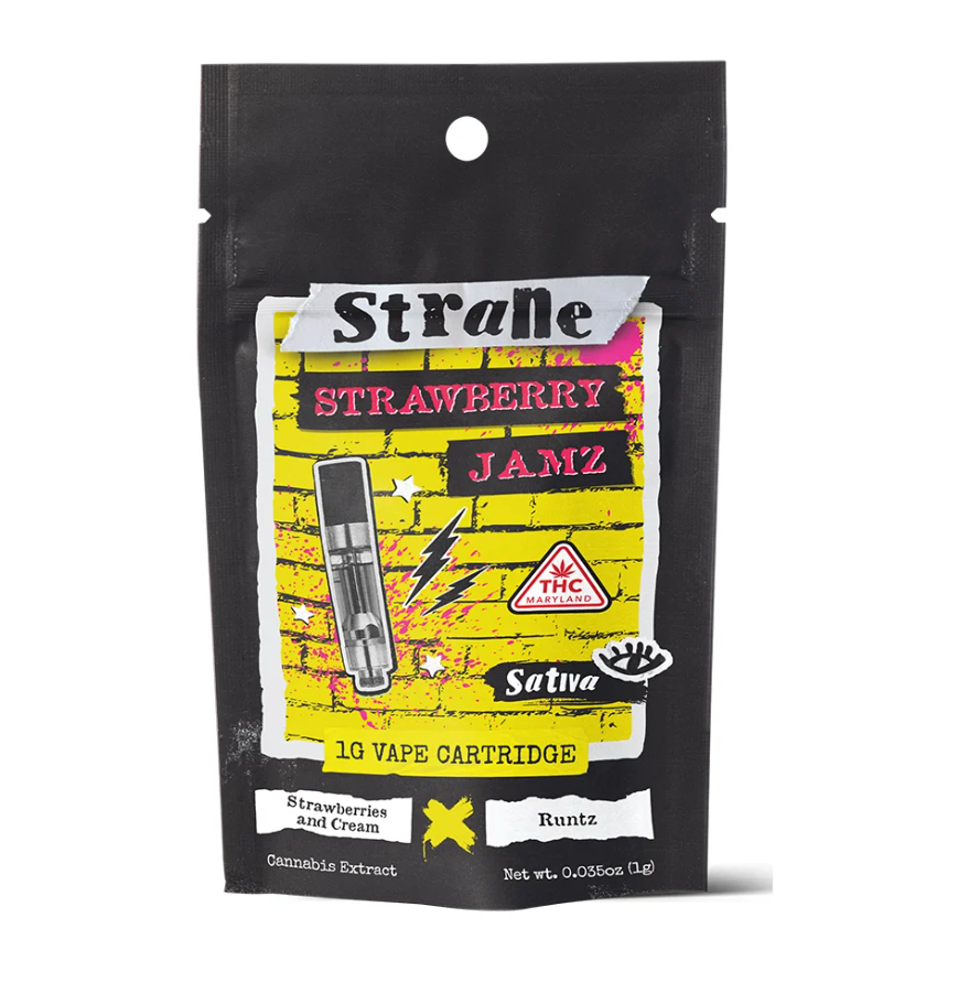 Strawberry Jamz Live Cart | 1g | Strane 1 Strawberry Jamz Live Cart | 1g | Strane