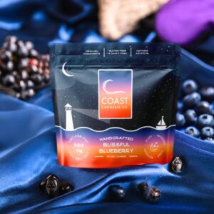 1:1:1 Blissful Blueberry Gummies | 20ct | Coast Cannabis Co.