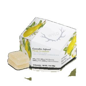 1:1 Pear Gummies | 10ct | Wyld