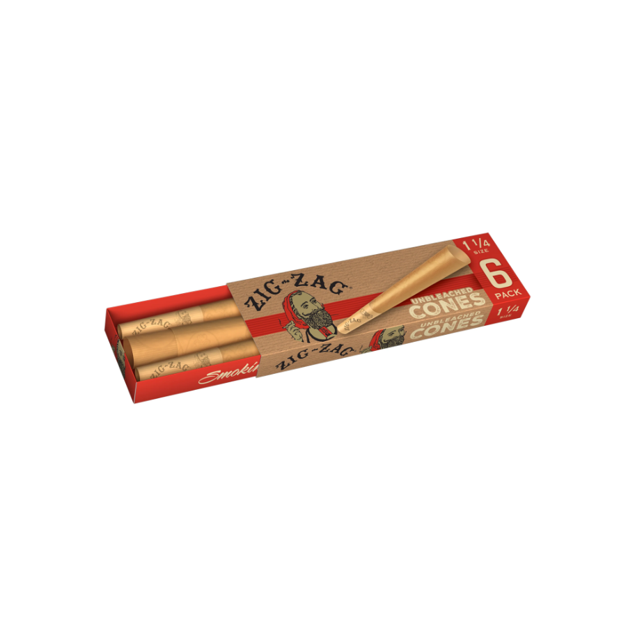 Zig Zag | 1 1/4 Cones | 6PK 1 Zig Zag | 1 1/4 Cones | 6PK