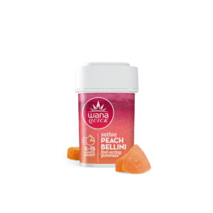 Peach Bellini Sativa Quick Gummies | 20ct | Wana