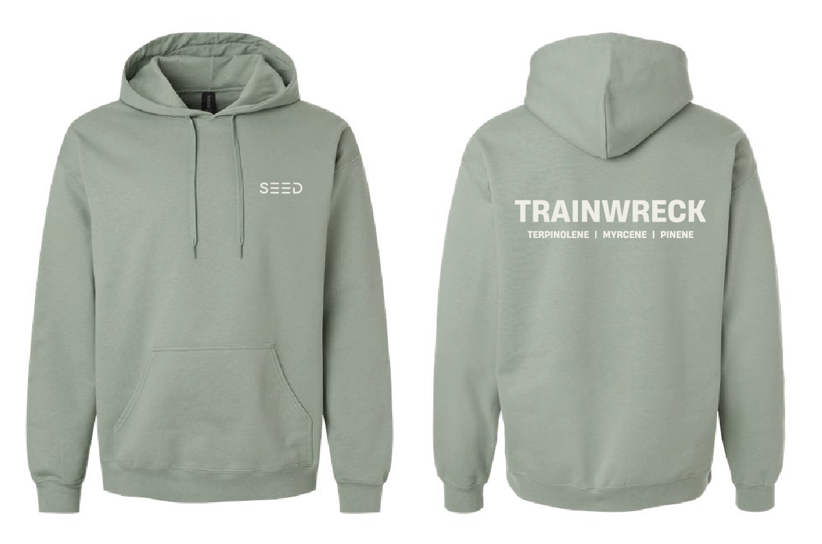 SEED Strain Hoodie | Trainwreck | Sage 1 SEED Strain Hoodie | Trainwreck | Sage