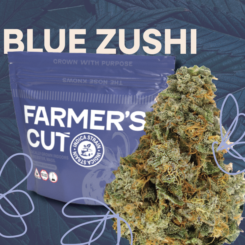 Blue Zushi Flower | 3.5g | Farmer's Cut 1 Blue Zushi Flower | 3.5g | Farmer's Cut