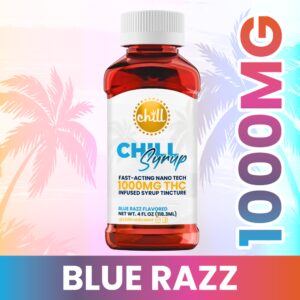 Blue Razz Chill Syrup | 1000mg | Chill Medicated