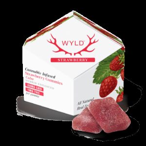 20:1 Strawberry Gummies | 10ct | Wyld