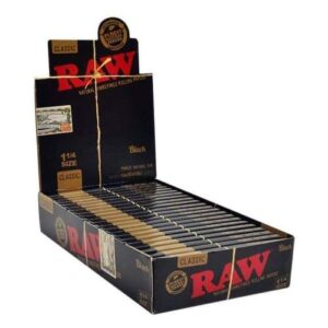 1 1/4" Size Black | Raw Classic