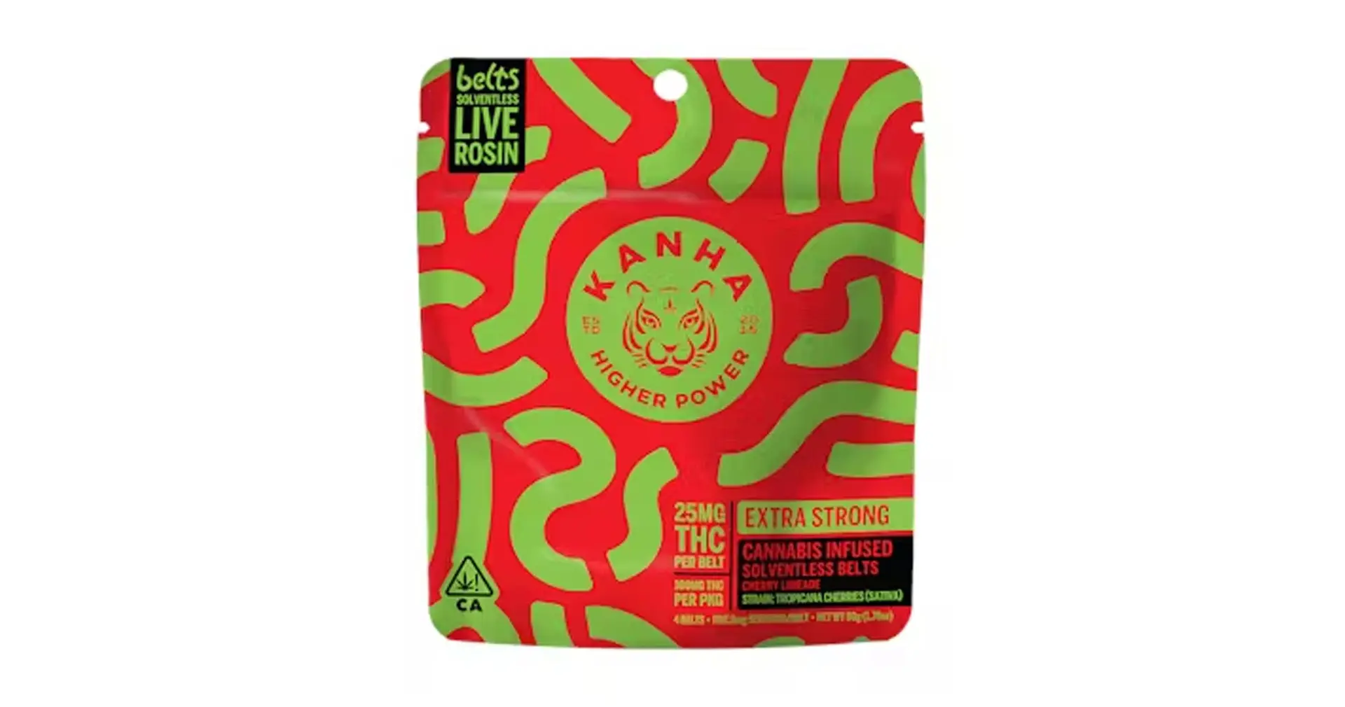 Sativa Cherry Limeade Rosin Belts | 4pk | Kanha 1 Sativa Cherry Limeade Rosin Belts | 4pk | Kanha