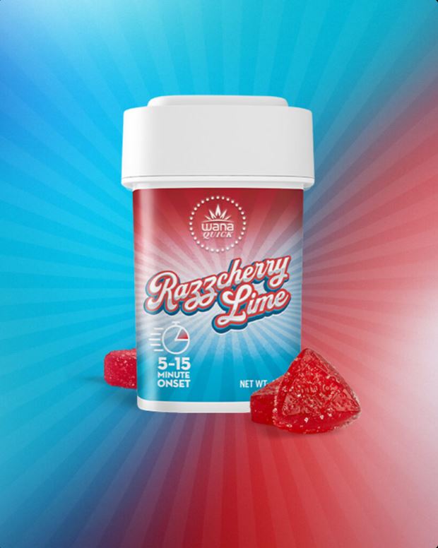 Razzcherry Lime Quick Gummies | 20ct | Wana 1 Razzcherry Lime Quick Gummies | 20ct | Wana
