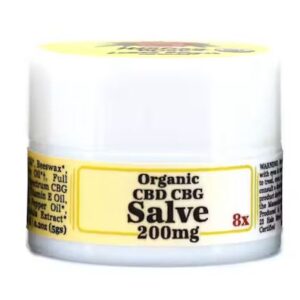 Organic Lemon Ginger CBD CBG 1:1 Salve | Mini Jar | The Healing Rose