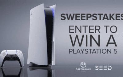 Enter to win a Playstation 5 from Green Gold Group and Seed!