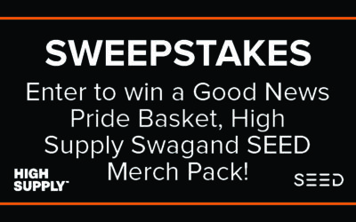 Enter to win a Good News Pride Basket, High Supply and Seed Merch Pack!