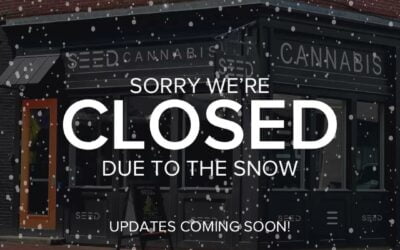 Hey everyone! Due to the snowstorm, we’re closed for now. Stay tuned for further updates. #seedportland #snowstorm