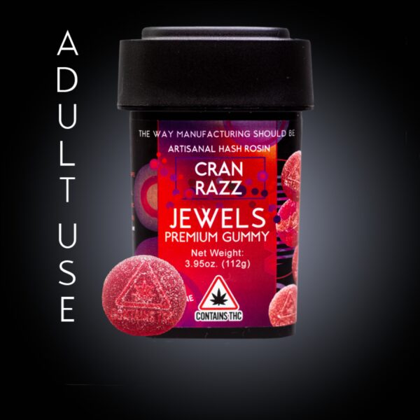 Cran Razz Jewel Gummies  | 20ct | 200mg |  The Hashery