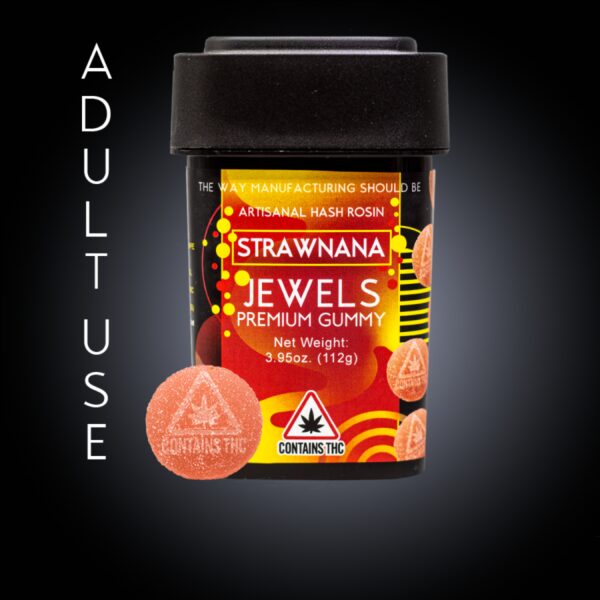 Strawnana Jewel Gummies | 20ct | The Hashery