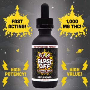 Unflavored Blast Off Tincture | 1000mg | Buzzy