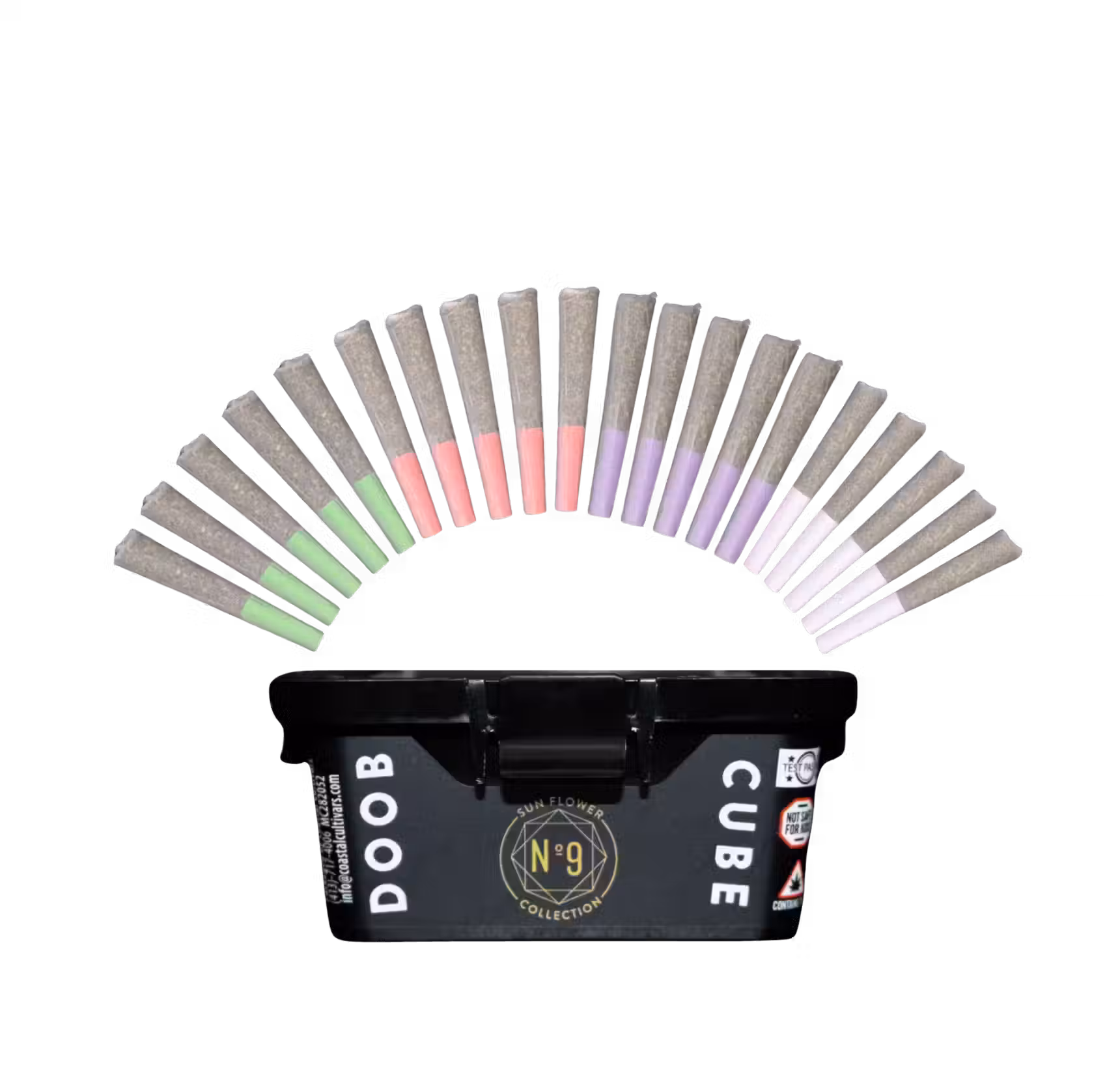Doob Cube Mini Preroll 20pk | 7g | No 9 Collection 1 Doob Cube Mini Preroll 20pk | 7g | No 9 Collection