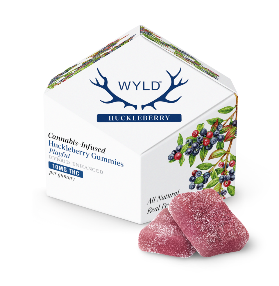 Huckleberry Gummies | 10ct | Wyld 1 Huckleberry Gummies | 10ct | Wyld