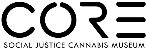 core social justice cannabis museum logo black